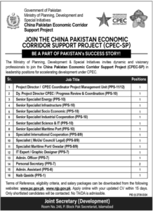 the Ministry of Planning Development and Special Initiative Job: Advertisement